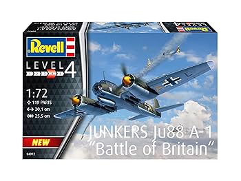 (未使用･未開封品)　ドイツレベル 1/32 レベルテクニックシリーズ ユンカースJu88A-4 プラモデル 00452 qdkdu57 Amazon | ドイツレベル 1/32 レベルテクニックシリーズ